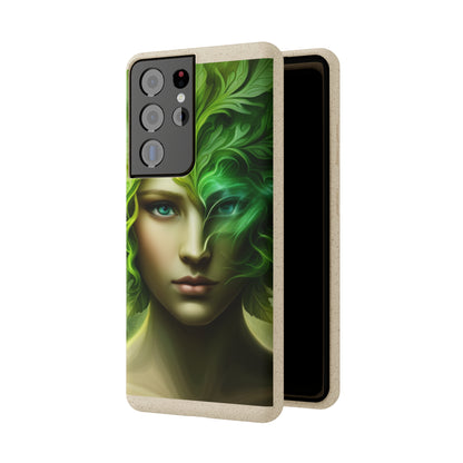 Biodegradable Phone Cases - Green Woman - Spring - Rebirth