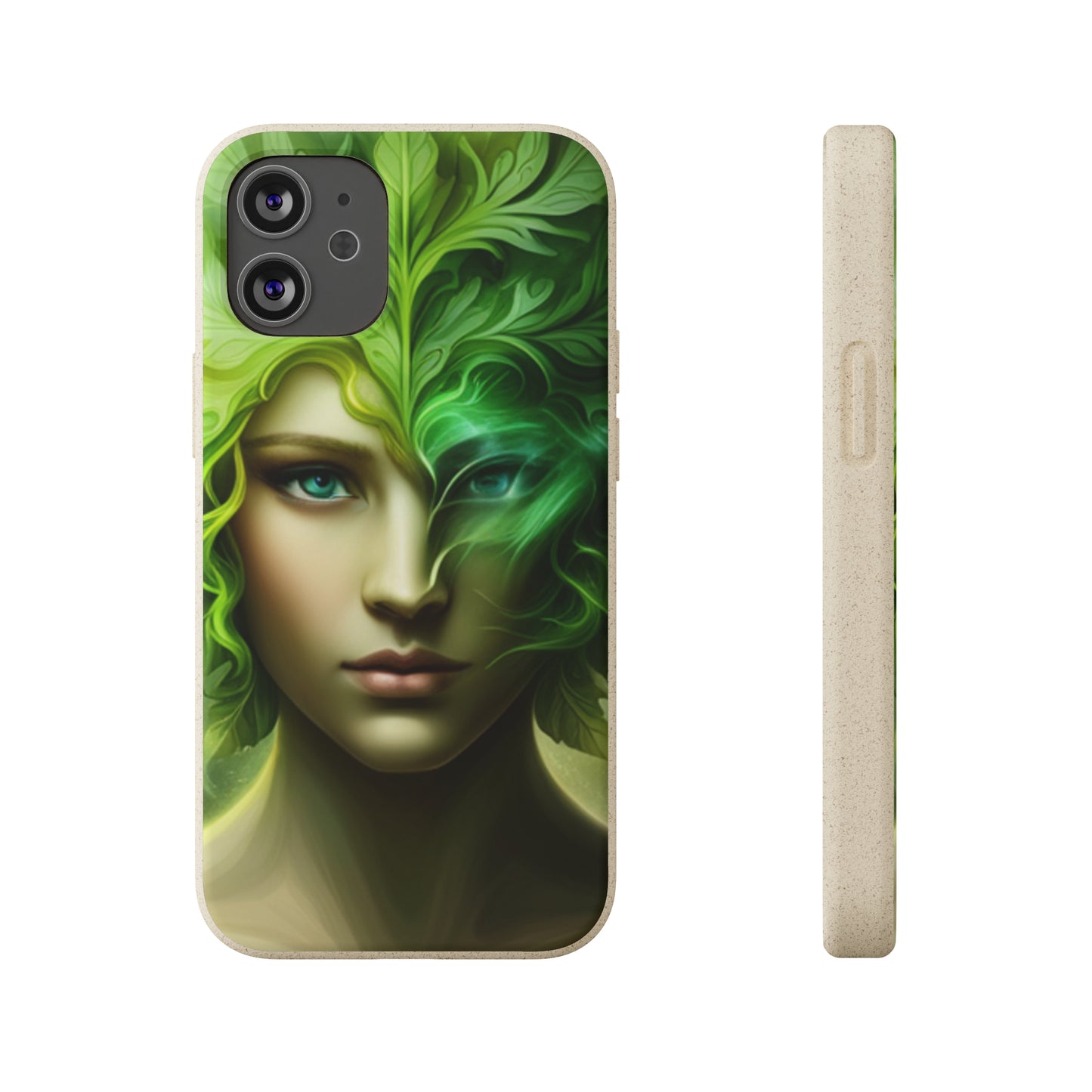 Biodegradable Phone Cases - Green Woman - Spring - Rebirth
