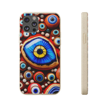 Biodegradable Phone Cases - Eye beads