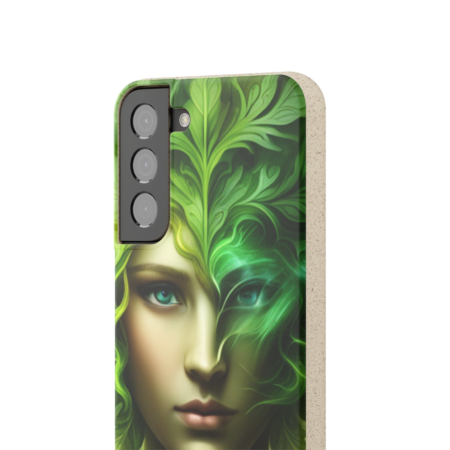 Biodegradable Phone Cases - Green Woman - Spring - Rebirth