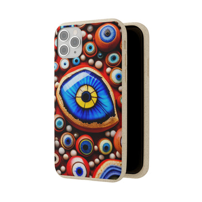 Biodegradable Phone Cases - Eye beads
