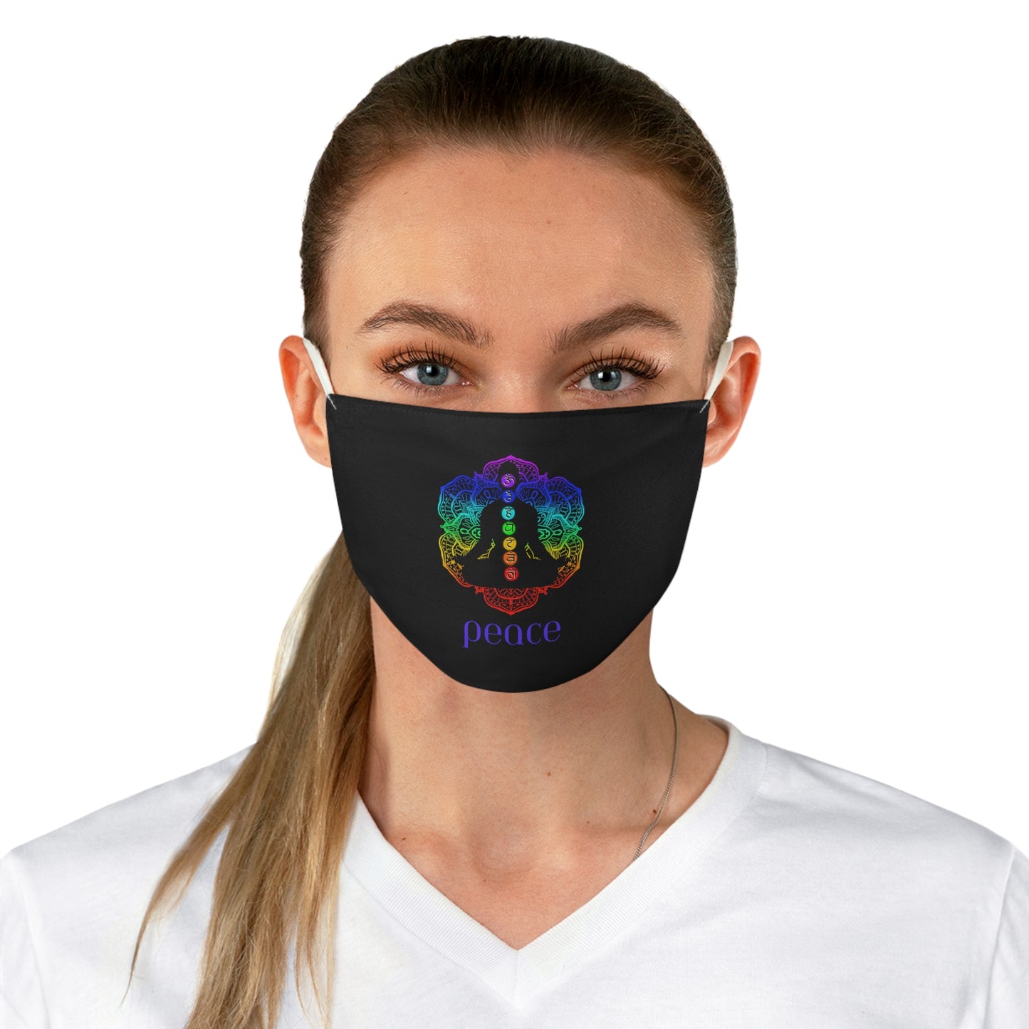 Fabric Face Mask - Chakra peace
