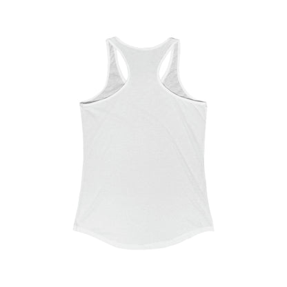 Women's Ideal Racerback Tank - Chakra over outlined body - Harmony
