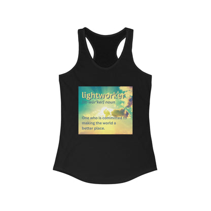 Women's Racerback Tank - Lightworker Sky Light