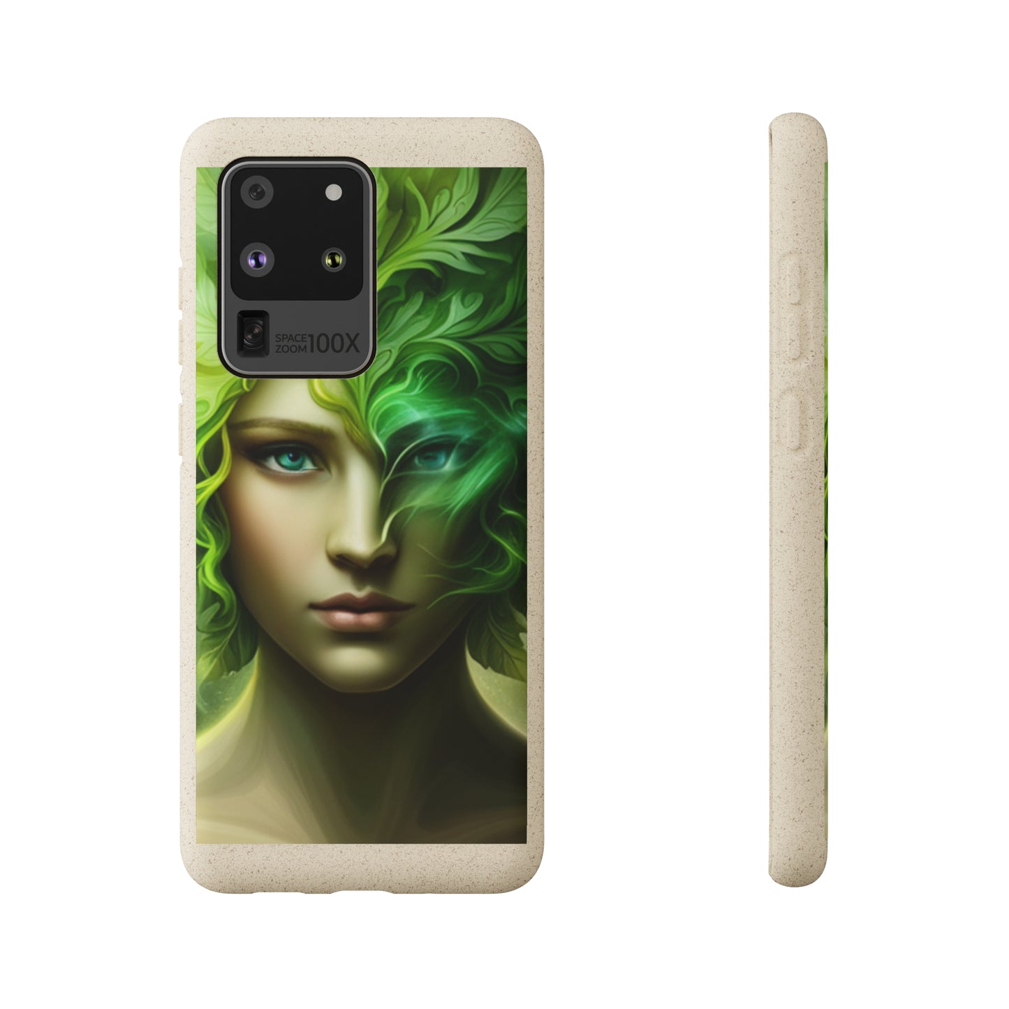 Biodegradable Phone Cases - Green Woman - Spring - Rebirth