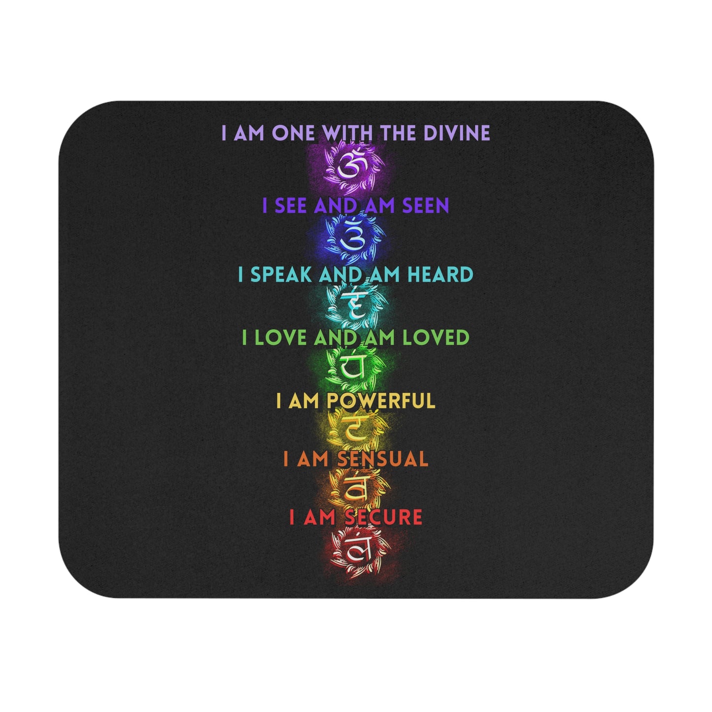 Mouse Pad (Rectangle) - I am One with the Divine
