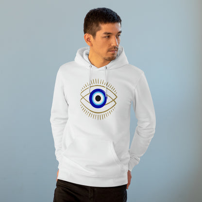 Eco-friendly Unisex Cruiser Hoodie - protective evil eye