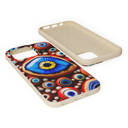 Biodegradable Phone Cases - Eye beads
