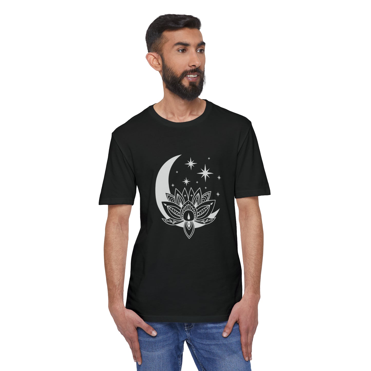 Unisex District® Re-Tee® - Lotus moon