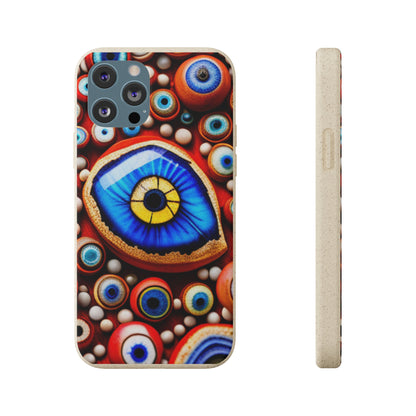 Biodegradable Phone Cases - Eye beads