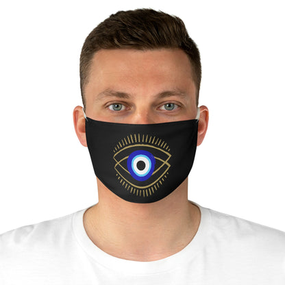 Fabric Face Mask - Double Evil Eye - Ancient Symbol of Protection