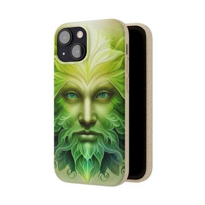 Biodegradable Phone Cases - Green Man - Spring - Rebirth