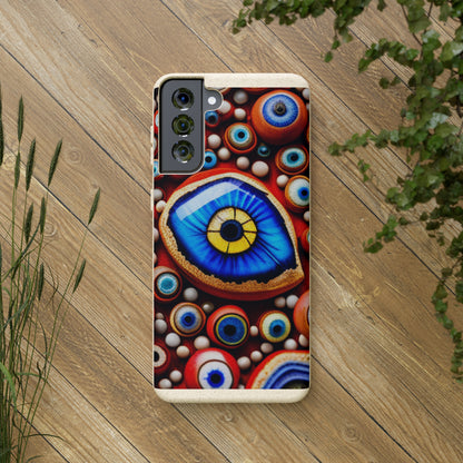 Biodegradable Phone Cases - Eye beads