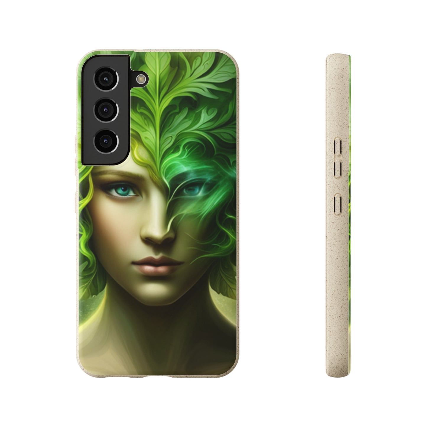 Biodegradable Phone Cases - Green Woman - Spring - Rebirth