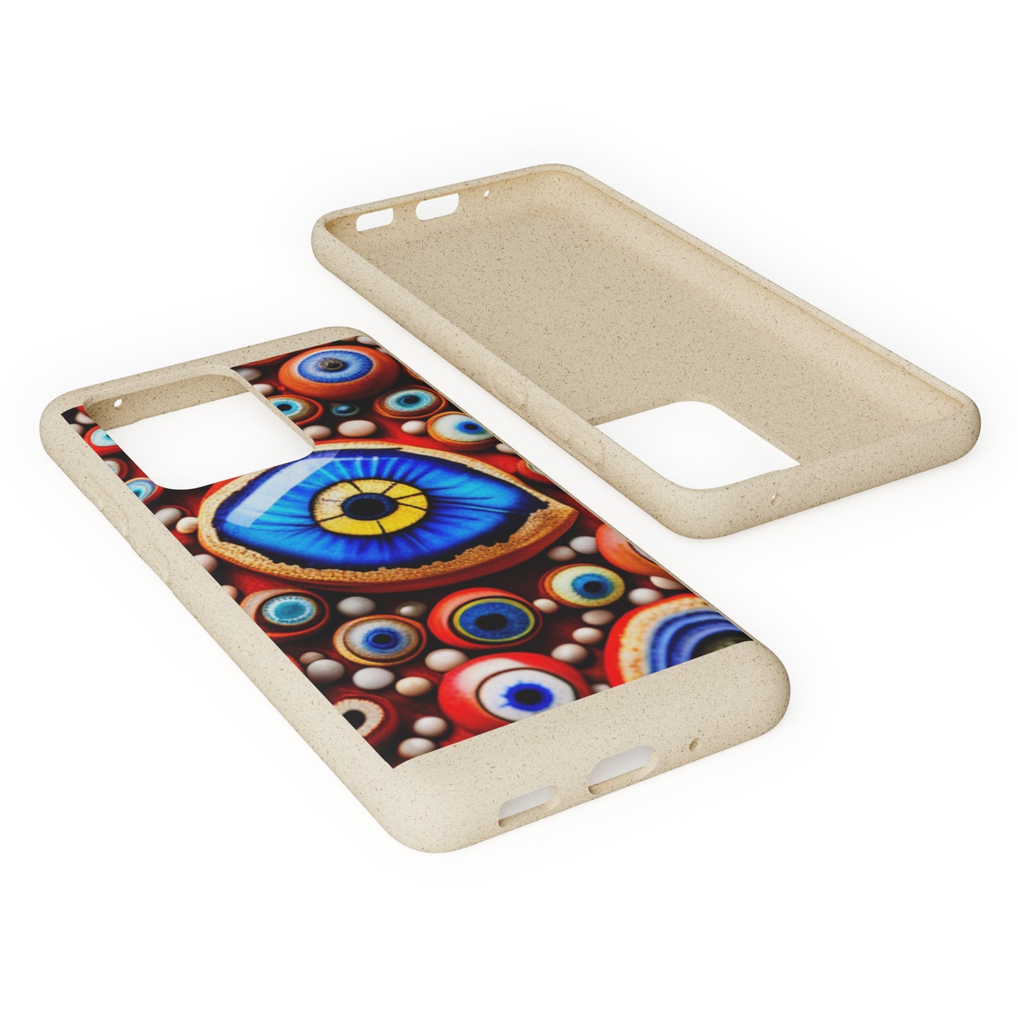 Biodegradable Phone Cases - Eye beads