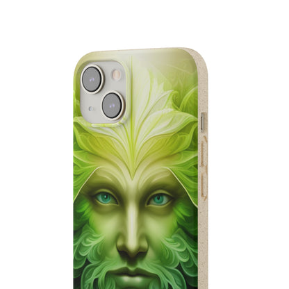 Biodegradable Phone Cases - Green Man - Spring - Rebirth
