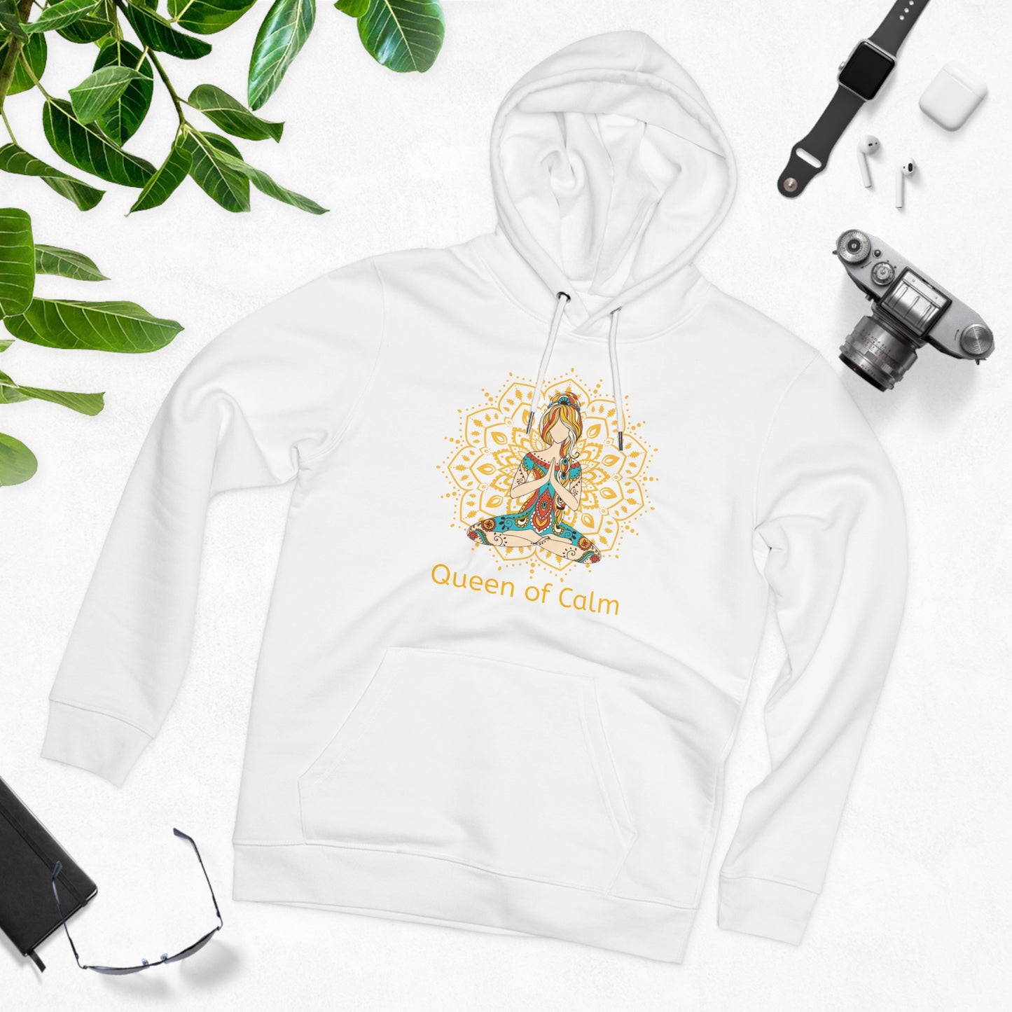 Eco-friendly Unisex Cruiser Hoodie - Queen of Calm