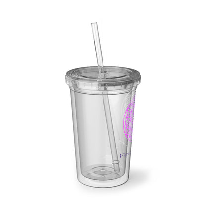 Acrylic Cup - Sacred Geometry - Flower of Life