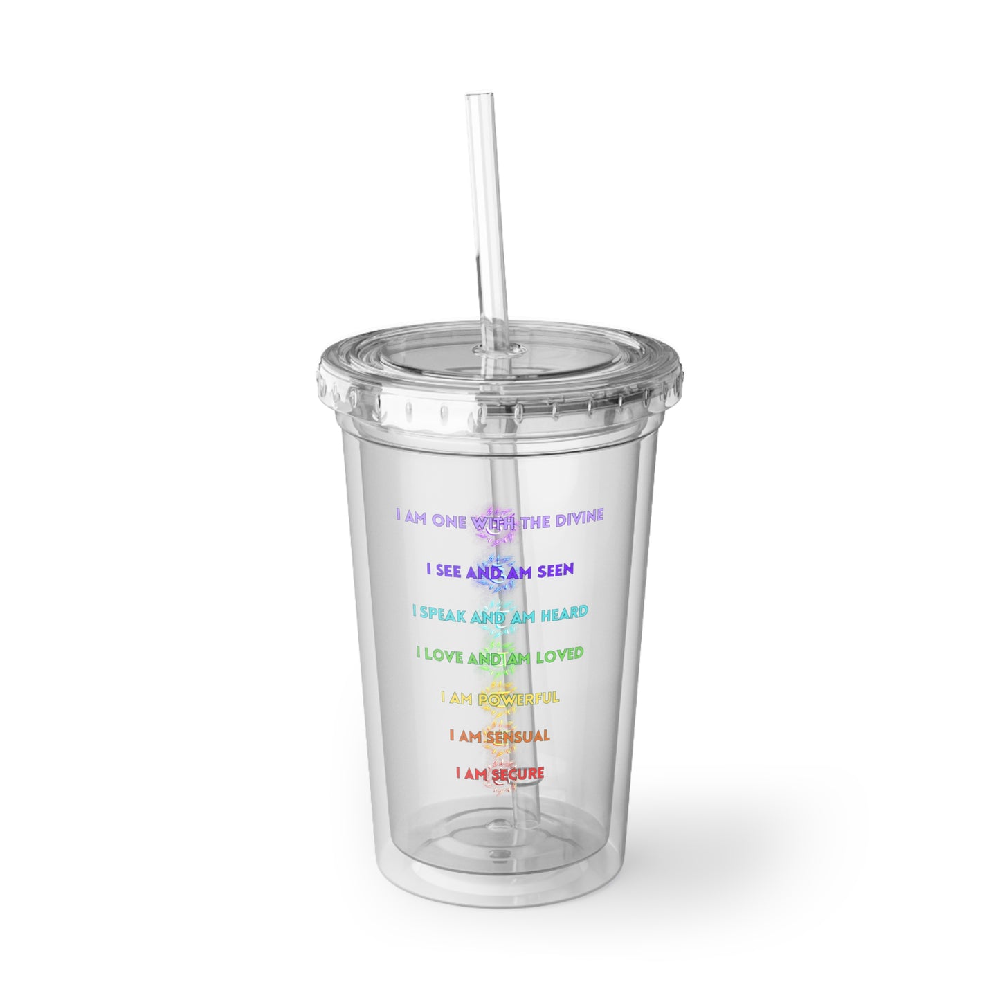Acrylic Cup - I am One with the Divine