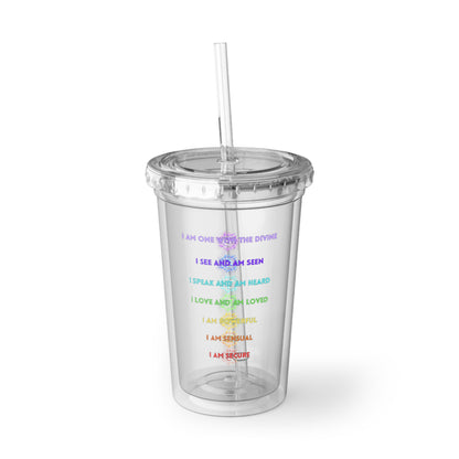 Acrylic Cup - I am One with the Divine