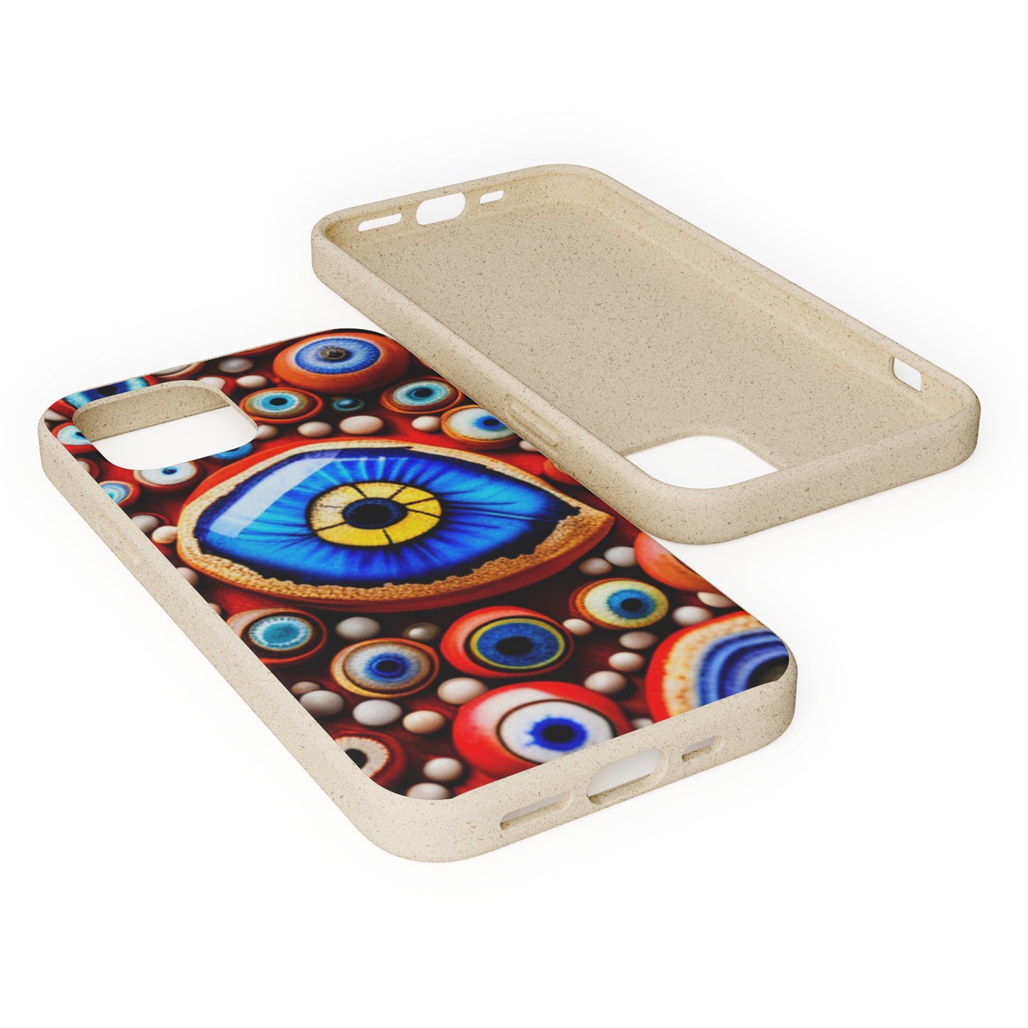 Biodegradable Phone Cases - Eye beads
