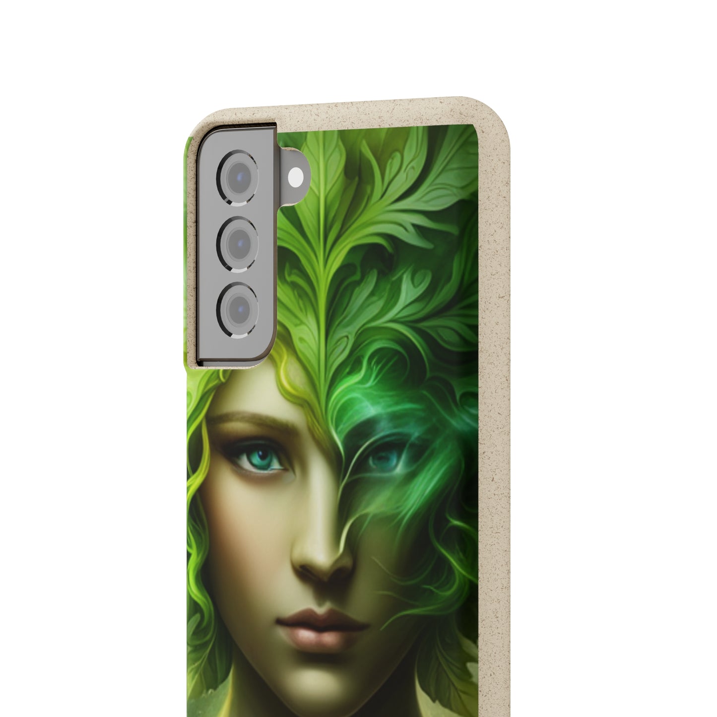 Biodegradable Phone Cases - Green Woman - Spring - Rebirth
