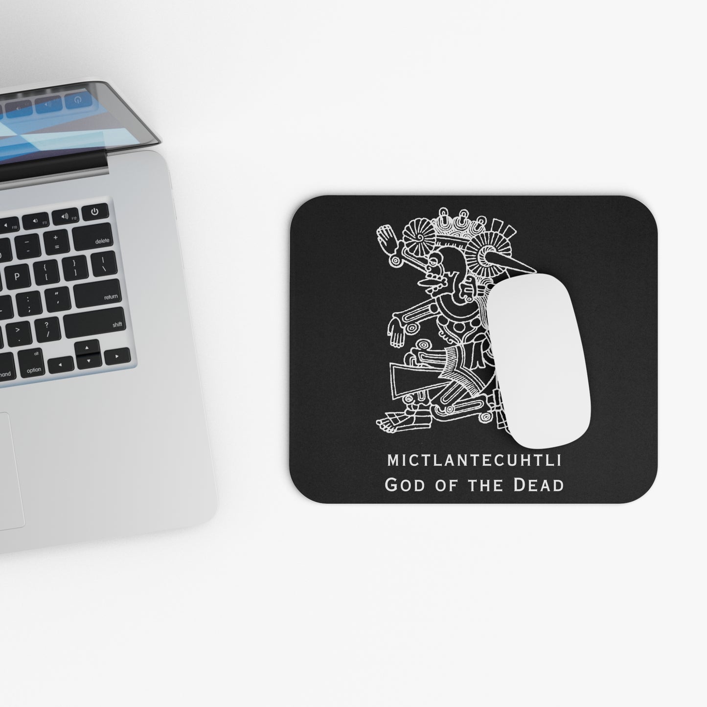 Mouse Pad (Rectangle) - Mictlan God of the Dead