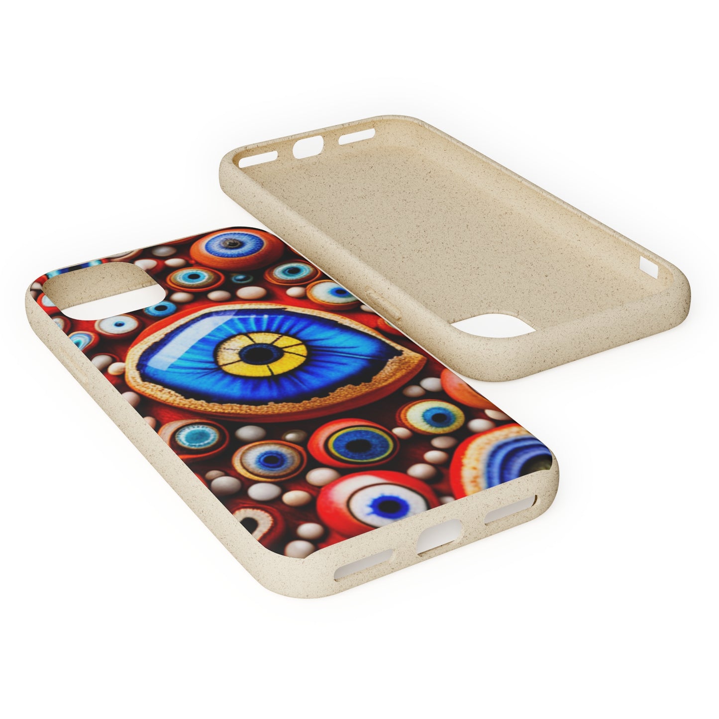 Biodegradable Phone Cases - Eye beads