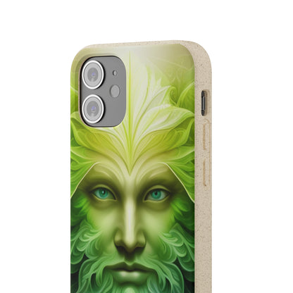 Biodegradable Phone Cases - Green Man - Spring - Rebirth
