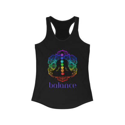 Women's Ideal Racerback Tank - Chakra - balance