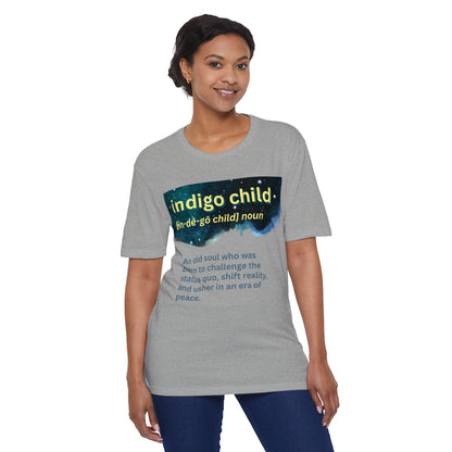 Unisex District® Re-Tee® - Indigo child definition