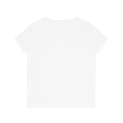 Women's Eco-friendly V-Neck T-Shirt - lightworker heart in hands
