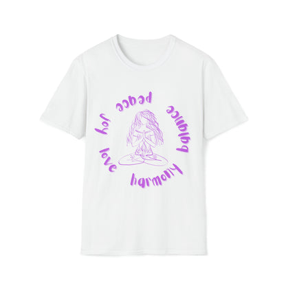 T-Shirt - Meditation Mama - Peace Balance Harmony Joy
