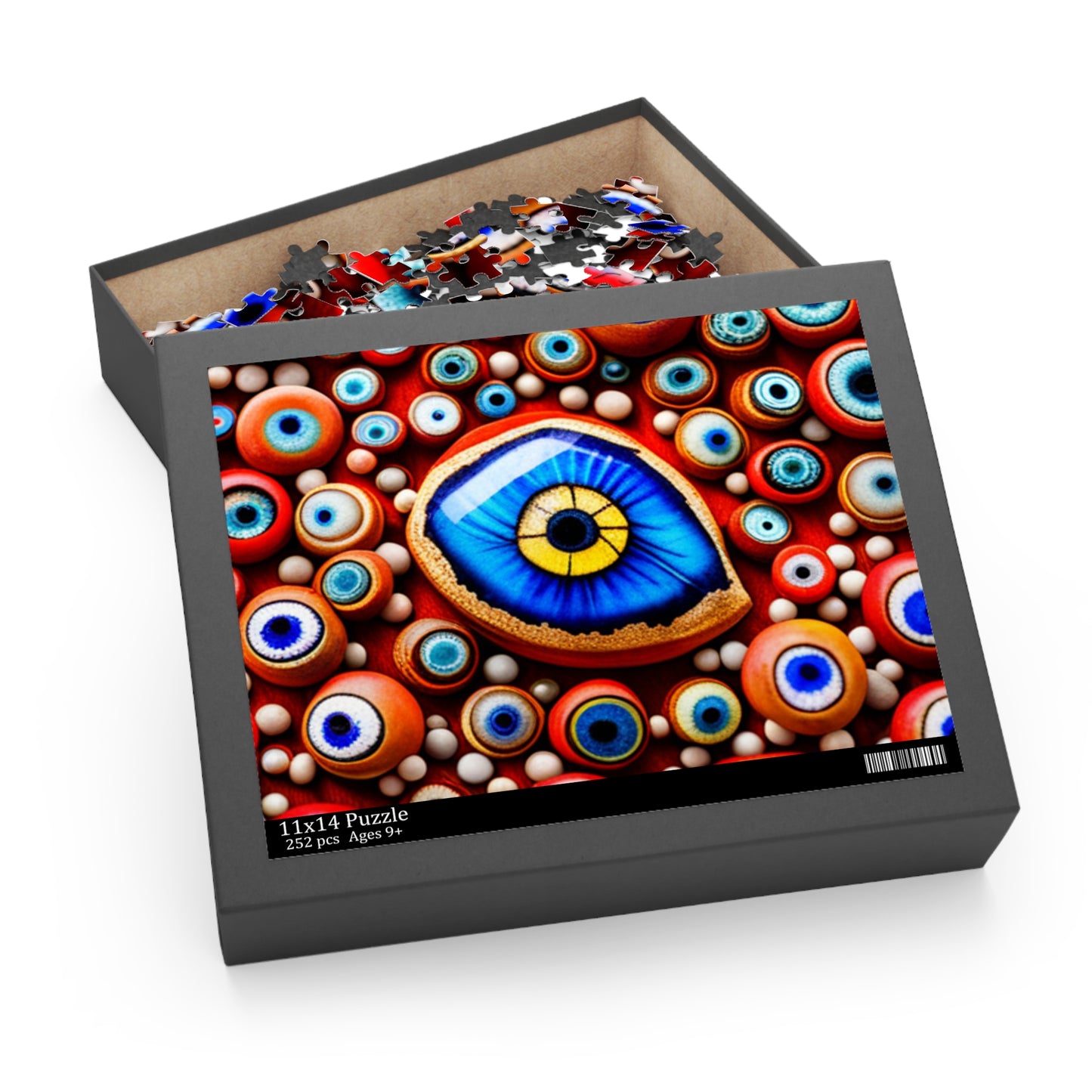 Puzzle (120, 252, 500-Piece) - Eye beads for protection
