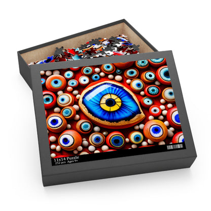Puzzle (120, 252, 500-Piece) - Eye beads for protection