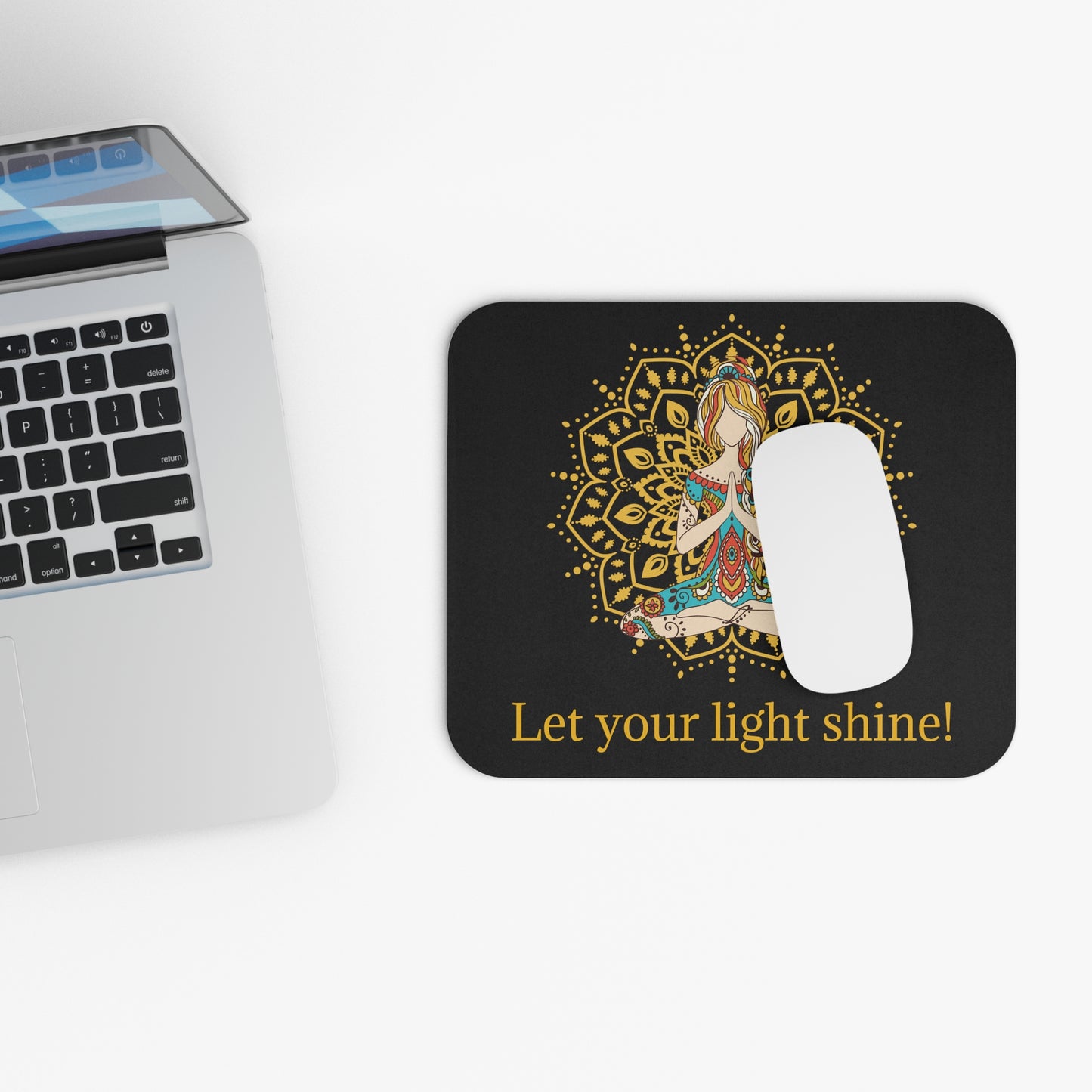 Mouse Pad (Rectangle) - Let Your Light Shine
