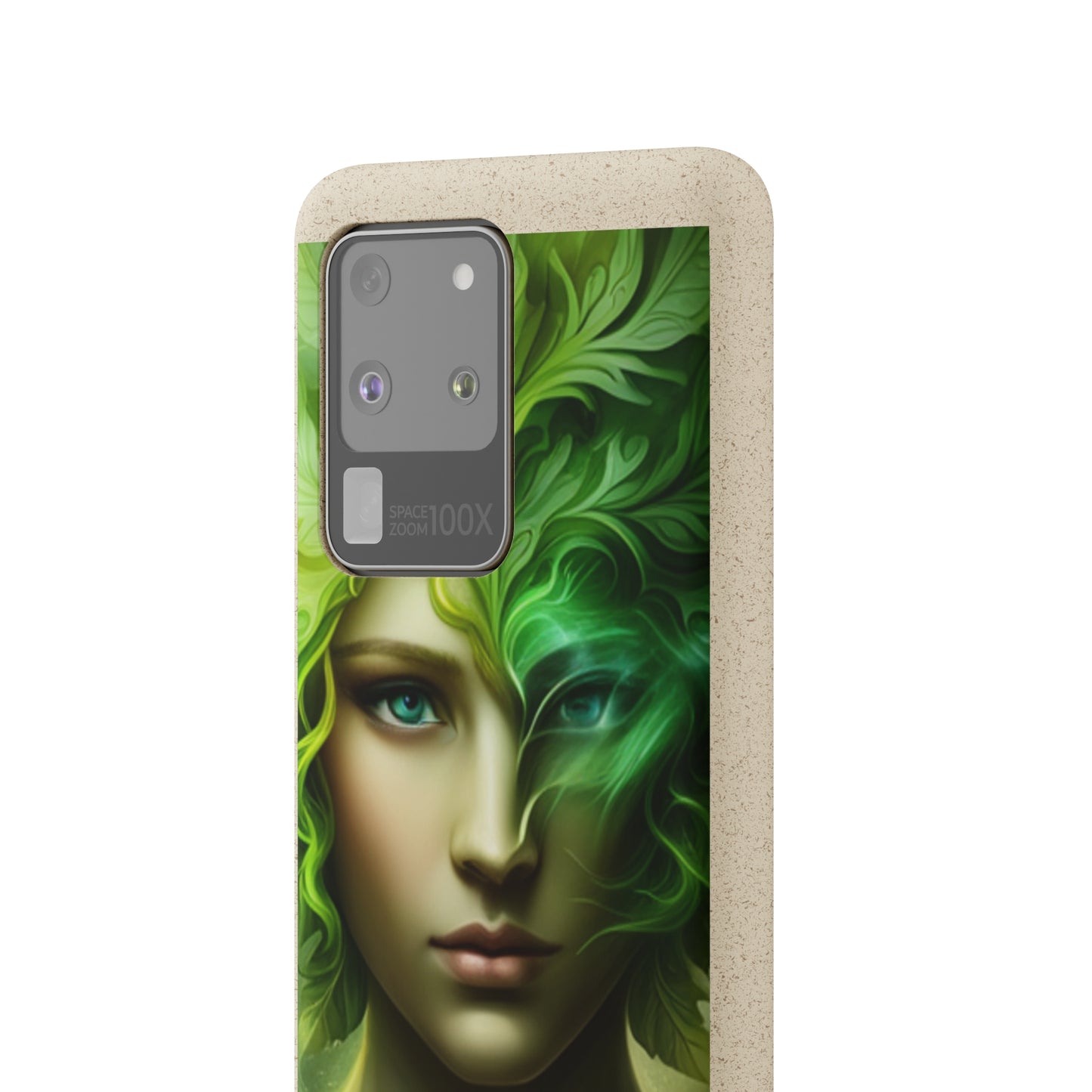 Biodegradable Phone Cases - Green Woman - Spring - Rebirth