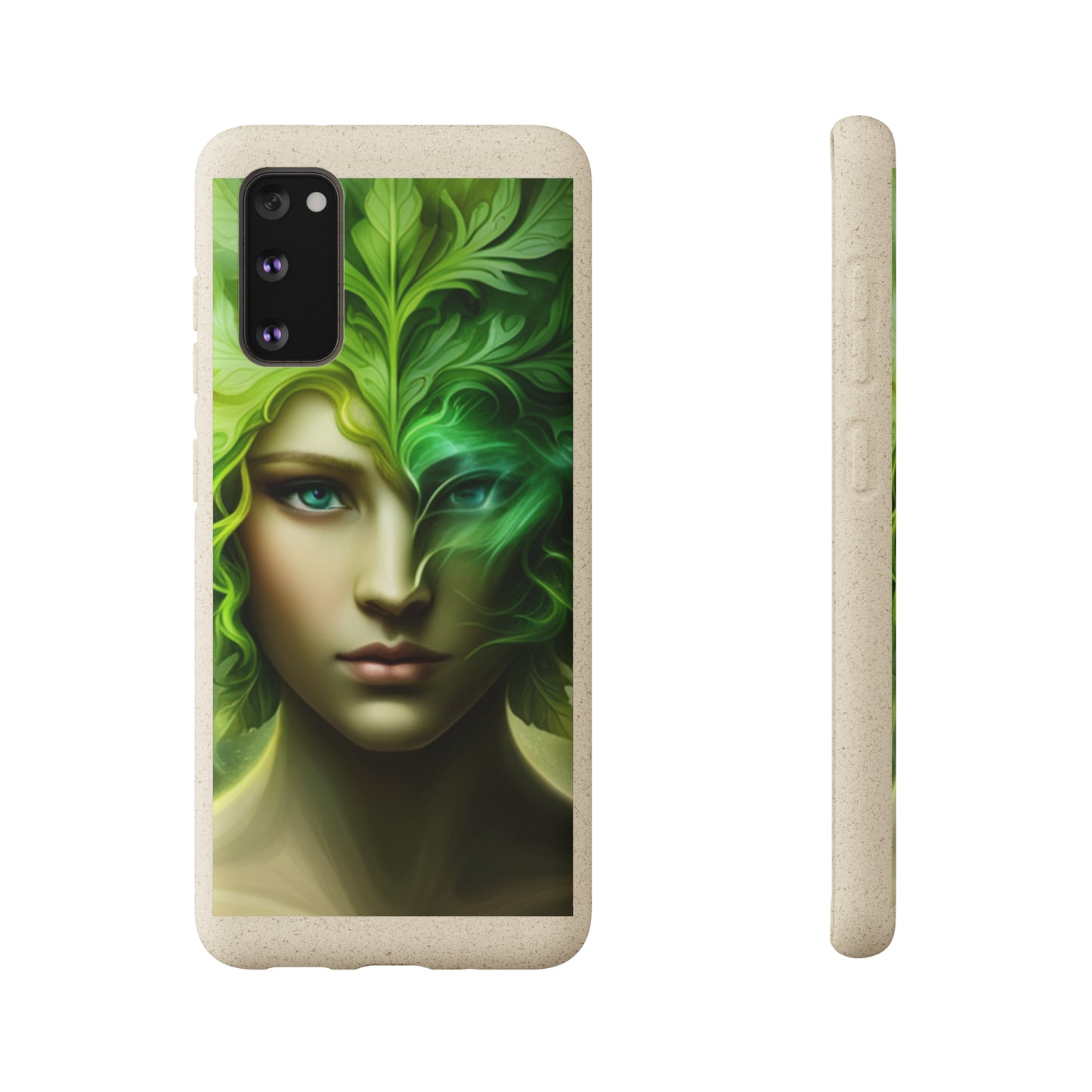 Biodegradable Phone Cases - Green Woman - Spring - Rebirth