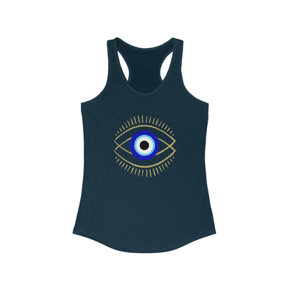 Women's Ideal Racerback Tank - Evil Eye - Ancient Protection Symbol