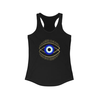 Women's Ideal Racerback Tank - Evil Eye - Ancient Protection Symbol