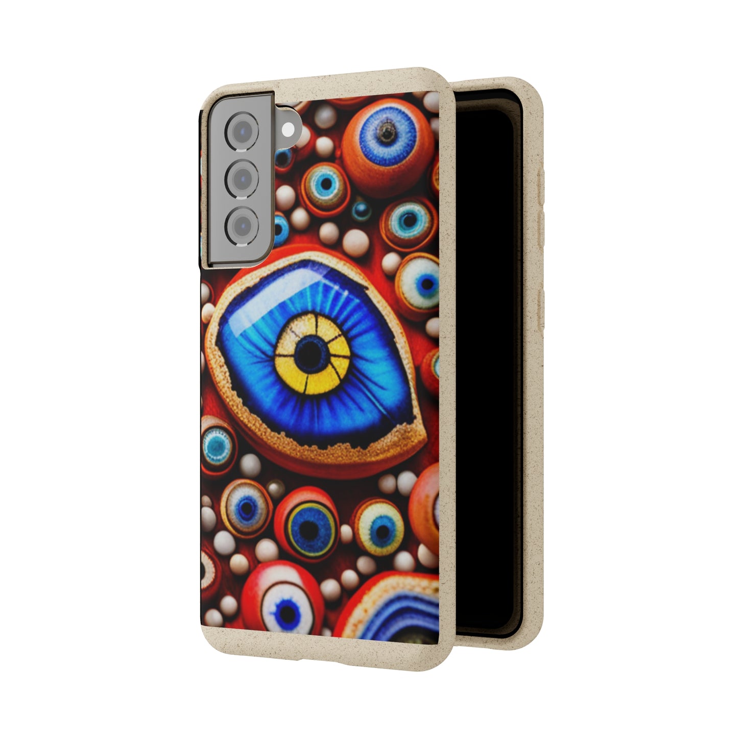 Biodegradable Phone Cases - Eye beads