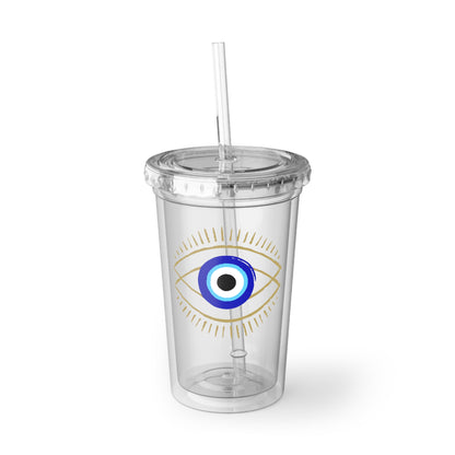 Acrylic Cup - Evil Eye Protection