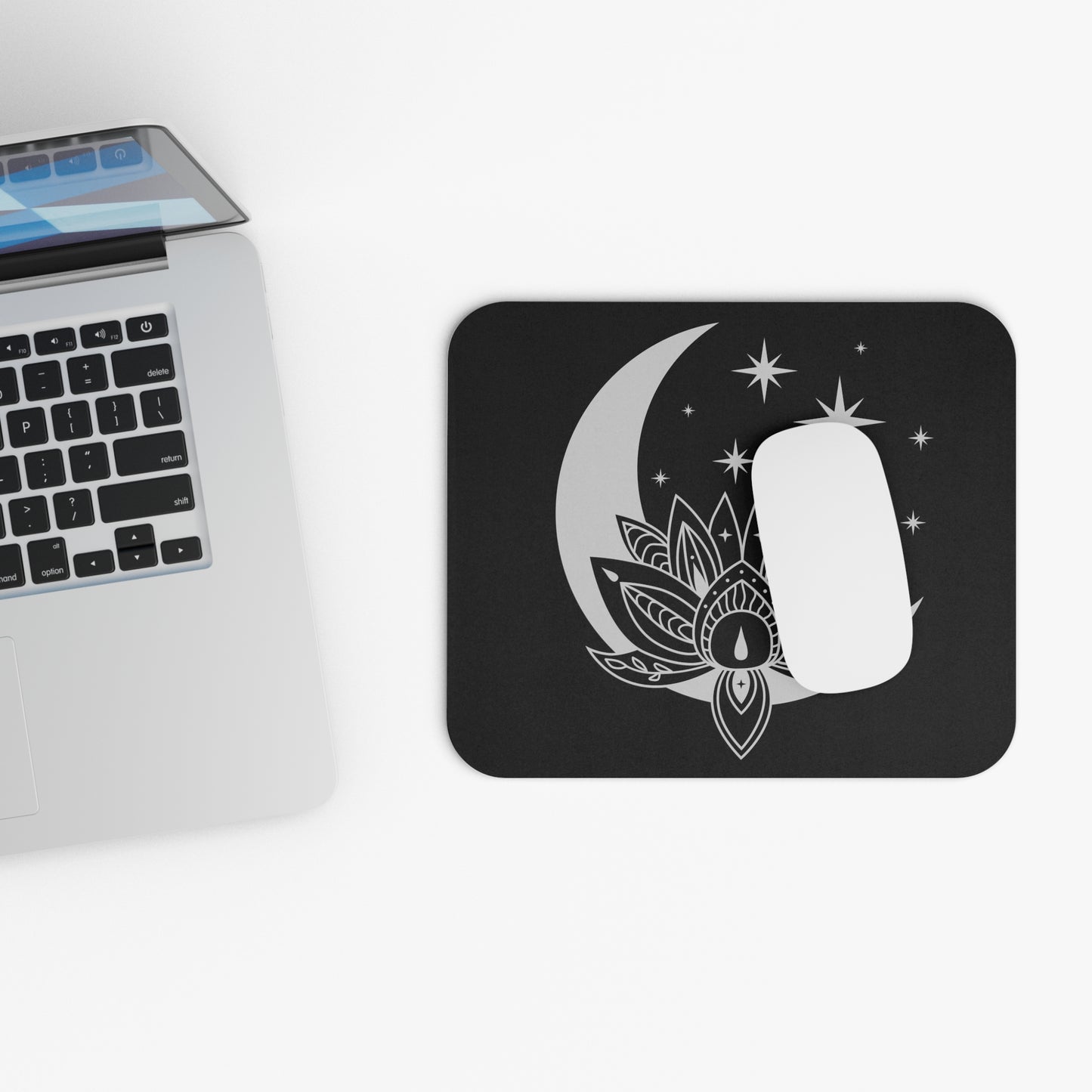 Mouse Pad (Rectangle) - Lotus Moon