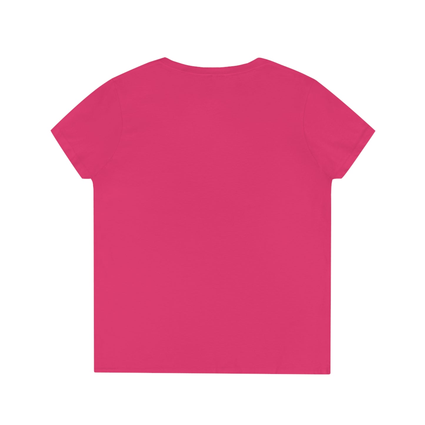 Ladies' V-Neck T-Shirt Slim Fit - Lotus Moon