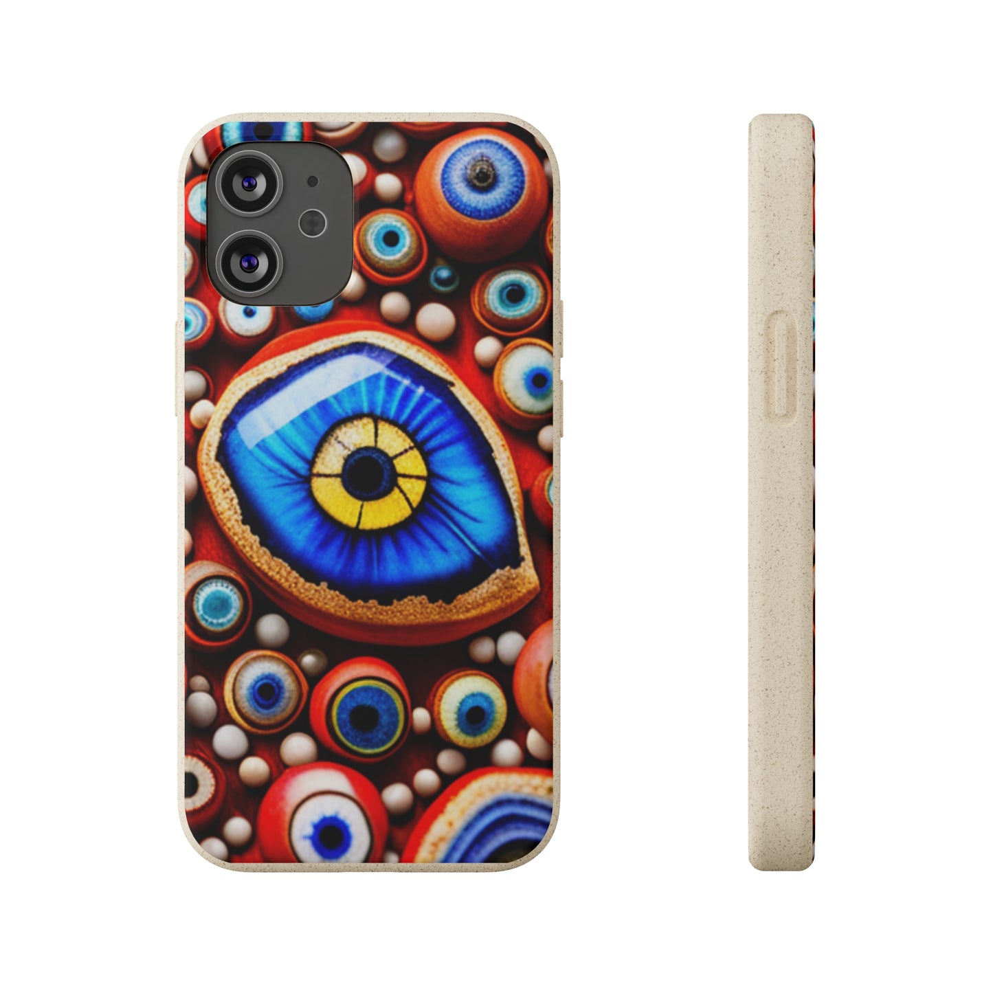 Biodegradable Phone Cases - Eye beads