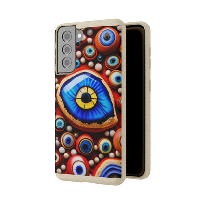 Biodegradable Phone Cases - Eye beads