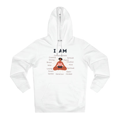 Eco-friendly Unisex Cruiser Hoodie - I am - black woman