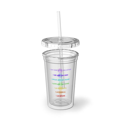 Acrylic Cup - I am One with the Divine
