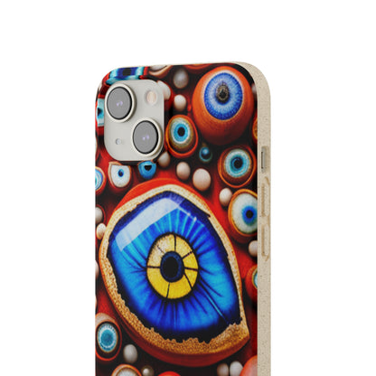 Biodegradable Phone Cases - Eye beads