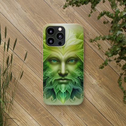 Biodegradable Phone Cases - Green Man - Spring - Rebirth